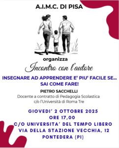 INCONTRO CON L’AUTORE: Pietro Sacchelli.